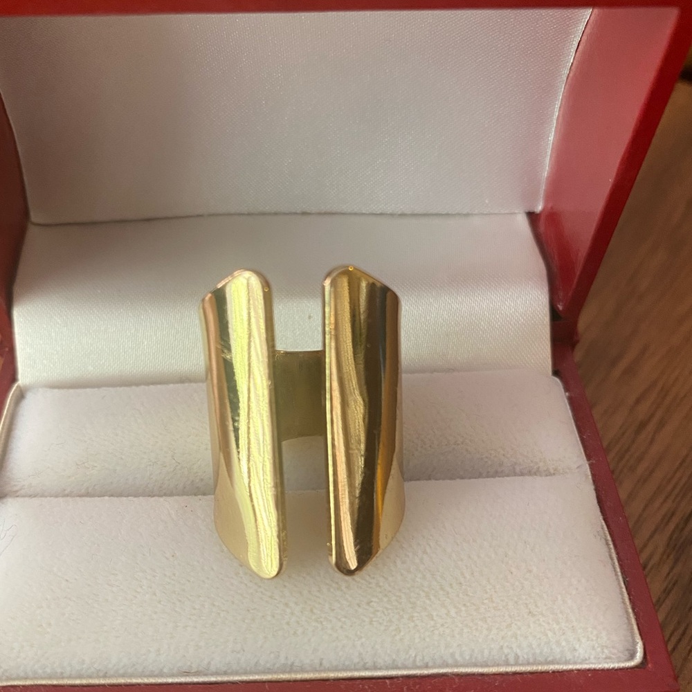 Statement Ring Gold Size 7 - Picture 7 of 9